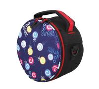Osmond Bolsa de tambor vacía de 15,2 cm, mochila de hombro único, bolsa de almacenamiento de tambor de curación de sonido, mano de obra fina