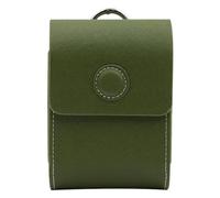 Osmond Bolsa para pelotas de golf, telémetro, a prueba de golpes, impermeable, de piel sintética, portátil, color verde