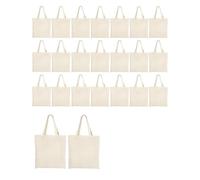 Osmond Bolsas de Lona Reutilizables de 10 Oz, Ligeras, de 14 X 15 Pulgadas, para Compras de Comestibles, Paquete de 24.