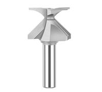 Osmond Brocas de Enrutador con Cuchilla de Formación Integrada para Doblado en R18x1/2 Pulgada, Herramienta de Ranurado y Doblado Circular para Carpintería para Mesa de Enrutador
