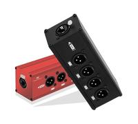 Osmond Cable Extensor de Audio/por Red RJ45 de 4 Canales y 3 Pines XLR, 1 Par, para Iluminación de Escenarios en, Estudio de Grabación de Audio.