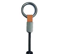 Osmond Cadena de Reloj con Cuerda Corta para Colgar, Ideal para Correa de Reloj Inteligente, de Coche o Casa, Accesorio Deportivo Marrón.