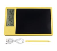 Osmond Calendario de escritorio electrónico multifuncional LCD con tablero de escritura a mano con reloj despertador, humedad y temperatura, tablero de mensajes LCD, B