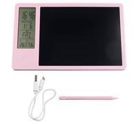 Osmond Calendario electrónico multifuncional de escritorio LCD con tablero de escritura a mano con reloj despertador, humedad y temperatura, tablero de mensajes LCD, C