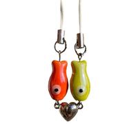 Osmond Colgante de para el Día de San Valentín, Colgante para Bolso de Teléfono Móvil, Regalo de Recuerdo de Vacaciones para el Ser Querido, Regalo Rojo y Verde