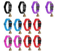 Osmond - Collares de cabra con campanas para ganado ganado y ovejas, campanas de cobre, collares ajustables de nailon, collares antipérdida