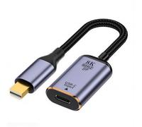 Osmond Convertidor Adaptador USB-C A Mini Displayport, Conector USB-C Tipo C Hembra A Mini Displayport 1.4 8K 60 Hz para Tableta y Teléfono