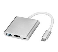 Osmond - Convertidor de cable adaptador tipo C para adaptador multipuerto AV digital USB-C MJ1K2AM / One y USB FW3
