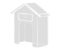 Osmond Cubierta Impermeable para Timbre Inalámbrico Cubierta de Plástico Transparente A Prueba de Lluvia Botón de Timbre de Puerta de Casa Protector la Lluvia