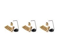 Osmond de Pinzas de Mandril de 0.5-3 mm de 27 Piezas con Abrazadera de Mandril de 3.17 mm para Carpeta de Taladro Kit de Herramientas de Collar de Taladro de Eje con Tapa de Cobre