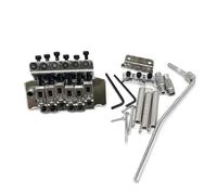 Osmond de Vibrato de Doble Bloqueo para Guitarra Eléctrica, Base de 6 Cuerdas, Cejuela R2 42/R3 43 mm, Cromado Plateado