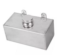 Osmond Depósito de Lavaparabrisas Universal de Aluminio Pulido de 2 L con Atomización para Intercooler. Accesorio para Coche.
