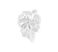 Osmond DIY Girasol Adorno Molde de Silicona Cristal Resina Epoxi Molde de FundicióN Hecho A Mano Hogar Decoraciones de Pared