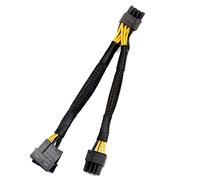 Osmond Dual 4Pin IDE una GPU Dual 8Pin(6+ 2) Pin Cable de Fuente de AlimentacióN PCI-E PCI Express Adaptador de Tarjeta de VisualizacióN de Video GráFica