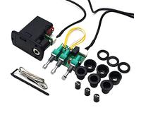 Osmond Ecualizador de guitarra acústica clásica de 3 bandas, preamplificador, tono bajo, volumen ajustable, violao