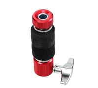 Osmond Embrague de para Soporte de Batería de Jazz, Soporte Premium para Platillos de, Pieza Ajustable para Instrumento Musical de Batería, Color Rojo.
