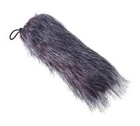 Osmond Entrevista Cubierta de MicróFono a Prueba de Viento de Pelo de Conejo MicróFono de 24 Cm Cubierta de MicróFono MáScara a Prueba de Viento de MicróFono