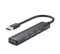 Osmond - Estación de acoplamiento USB 5 en 1 (USB PD 100 W, 4 K, 30 Hz, USB 3.0, USB2.0, Distribuidor de HUB USB C para ordenador portátil, Hub USB