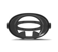 Osmond Gafas de Buceo HD con Campo de Visión, Impermeables, Antiniebla, Antideflagrantes, Silicona, Submarinismo (bucear) Retro Gratis, Negros + Transparentes