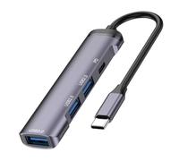 Osmond Hub Tipo-C a USB3.0 USB2.0 PD Adaptador de acoplamiento para ordenador portátil Tableta Memoria USB Teléfono Móvil-B