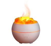 Osmond Humidificador de Luz LED con Piedra de Sal, USB, Aromaterapia, Luz, Humidificador de Aire con Niebla para Dormitorio, Hogar, Escritorio, Oficina