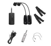 Osmond inalámbrica para Erhu 1-To-2 Performance Professional Amplificador Instrumento de alta fidelidad Clip de micrófono inalámbrico,