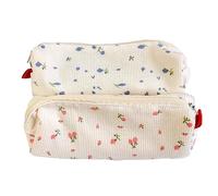 Osmond Ins Self-Made Simple Small Pen Bag Cute Small Girly Heart Mini Stationery Storage Bag 2 Paquetes