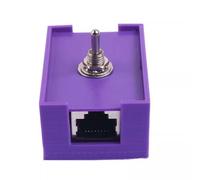 Osmond Interruptor de Control de Par RJ45 LAN CAT5/CAT6, Interruptor de Palanca, Interruptor de Cable de Red