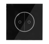 Osmond Interruptor Inteligente Tuya Wifi, Interruptor de Luz Táctil Bidireccional, Interruptor de Panel de Vidrio para Pared, Estándar Nacional, Universal.
