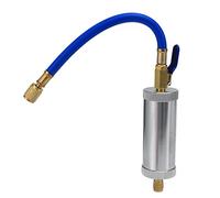 Osmond Inyector de tinte, aire acondicionado, inyección de aceite de coche, R12, R134A, R22, 2 onzas, líquido puro, tubo de llenado de refrigerante
