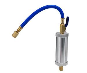 Osmond Inyector de tinte, aire acondicionado, inyección de aceite de coche, R12, R134A, R22, 2 onzas, líquido puro, tubo de llenado de refrigerante