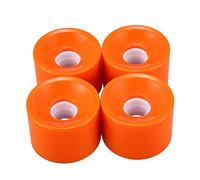 Osmond Juego de 4 ruedas de monopatín 82A, ruedas eléctricas de longboard, ruedas dobles de 70 x 51 mm, color naranja
