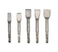 Osmond Juego de 5 Cinceles Raspadores con de Martillo para Ranurar, Mampostería, Hormigón, Brocas para Baldosas, Cinceles de Punta con Cuadrado