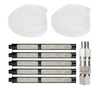 Osmond Junta Giratoria para Pulverizador Sin Aire de 1/4 Pulgada y 360 Grados de Acero Inoxidable para Accesorios de Pulverizador Sin Aire