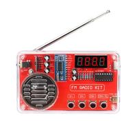 Osmond Kit de Bricolaje de Radio FM, Kit de Práctica de Soldadura, Receptor de 50-108 MHz con Pantalla LCD