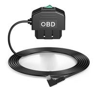 Osmond Kit de cable duro OBD para cámara de salpicadero, kit de cable duro USB tipo C con cable de alimentación OBD para cámara de salpicadero de 12-24 V a 5 V/3 A