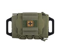 Osmond Kit de Despliegue Rápido Al Aire Libre Quick Pull Kit Caza Al Aire Libre Camping Kit de Supervivencia de Emergencia Verde