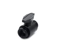 Osmond Kit de Refrigeración por Agua con Doble Rosca Interior G1/4 - Válvula de de Agua con Rígido para Tuberías de Color Negro