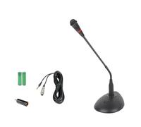 Osmond Mini micrófono de voz de estudio con timbre, cuello de cisne, micrófono con cable flexible para computadora, escritorio, portátil, fácil de instalar