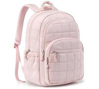 Osmond Mochila para Portátil de 15,6 Pulgadas, Mochila Universitaria de Alta Capacidad, Mochila Escolar, Mochila de Viaje para Chica, Mochila de Moda para Mujer, Color Rosa.