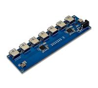 Osmond Módulo Concentrador USB 3.1 VL817 de Alta Velocidad, de 1 A 7 Puertos, Tipo C, con Función de Prevención de Reflujo de Corriente.