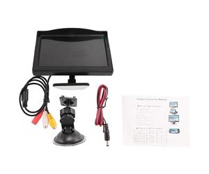 Osmond Monitor de Pantalla HD LCD TFT 800X480 de 5 Pulgadas con Soporte de Montaje Dual para CáMara de Respaldo de AutomóVil/Vista Trasera/Reproductor de DVD/Multimedia