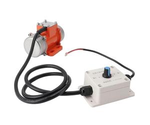 Osmond Motor de Vibración de 12 V, Aleación de Aluminio, 4000 RPM, Velocidad Ajustable, CC Sin Escobillas, Vibrador de Hormigón para Equipos (15 W)