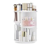 Osmond Organizador de Maquillaje Giratorio de 360 Grados, Soporte Ajustable para Bricolaje, Caja de Exhibición de Almacenamiento de Cosméticos Plegable