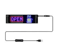 Osmond Panel LED de Píxeles USB 5 V, Resolución 16 X 96, Módulo LED Flexible, RGB, Pantalla de Animación de Texto Desplazable, Aplicación Bluetooth, 7 X 17 cm.