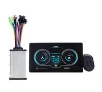 Osmond Pantalla LCD para Bicicleta Eléctrica H8 con Control Remoto, Proyección, Navegación, Cronómetro Digital, Velocímetro y Medidor de Velocidad. A