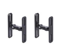 Osmond Par de Soportes de Pared Universales GU15II de Acero Inoxidable 304 para Altavoces de Sonido. Soporte de Audio para Caja de Sonido.