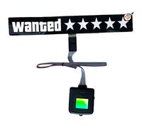 Osmond Parabrisas eléctrico Wanted Car LED luz arriba ventana pegatinas piezas de repuesto para JDM Glow Panel decoración Accesorios