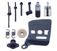 Osmond Piezas de Motosierra, Kit de Motosierra, Repuestos, Engranaje Helicoidal, Placa de Barra de 2 Tiempos para 2500, Manguera de Combustible de 25 Cc.