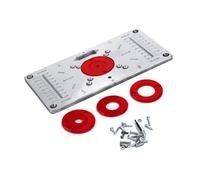 Osmond Placa Abatible para Mesa de Fresado, Inserto de Aluminio con Anillos de Inserción, Herramientas para Fresado de Madera para Carpintería.